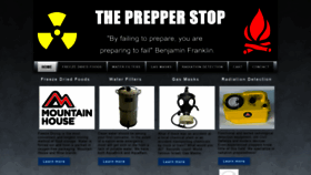 What Theprepperstop.com website looked like in 2019 (4 years ago)
