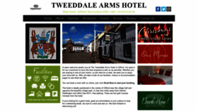 What Tweeddalearmshotel.com website looked like in 2019 (4 years ago)