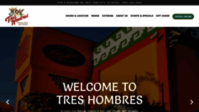 What Treshombrescantina.com website looked like in 2019 (4 years ago)