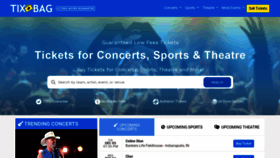 What Tixbag.com website looked like in 2019 (6 years ago)