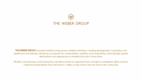 What Theweber.group website looked like in 2019 (4 years ago)