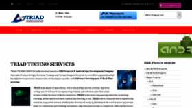 What Triadtechnoservices.com website looked like in 2019 (4 years ago)