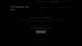 What Thesaratogadayspa.com website looked like in 2019 (4 years ago)
