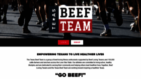 What Txbeefteam.org website looked like in 2019 (4 years ago)