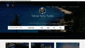 What Tahoetony.com website looked like in 2019 (4 years ago)