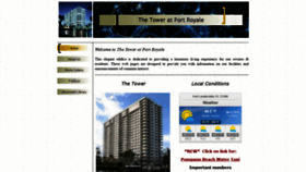 What Toweratportroyale.com website looked like in 2019 (4 years ago)
