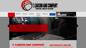 What Tcarsonco.com website looked like in 2019 (4 years ago)