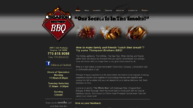What Thompsonbbq.com website looked like in 2019 (4 years ago)