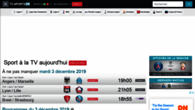 What Tv-sports.fr website looked like in 2019 (4 years ago)