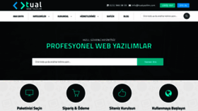 What Tualyazilim.com website looked like in 2019 (4 years ago)