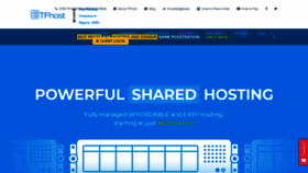 What Tfhost.ng website looked like in 2019 (4 years ago)
