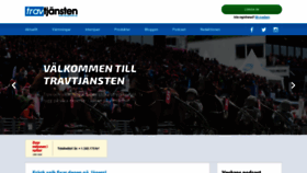 What Travtjansten.se website looked like in 2019 (4 years ago)