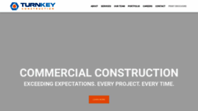 What Turnkeyconst.com website looked like in 2019 (4 years ago)