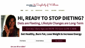 What Thesimplicityofwellness.com website looked like in 2019 (4 years ago)