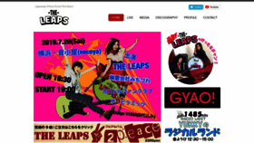 What Theleaps.net website looked like in 2019 (4 years ago)