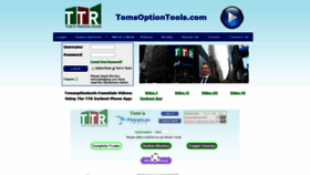 What Tomsoptiontools.com website looked like in 2019 (4 years ago)