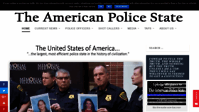 What Theamericanpolicestate.com website looked like in 2019 (4 years ago)