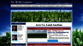 What Theacreco.com website looked like in 2019 (4 years ago)