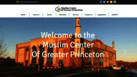 What Themuslimcenter.org website looked like in 2019 (4 years ago)