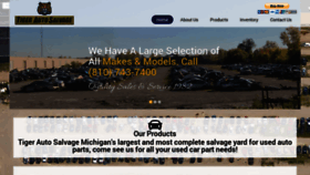 What Tigerautosalvagellc.com website looked like in 2019 (4 years ago)