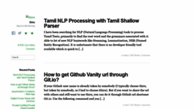 What Thiru.in website looked like in 2019 (4 years ago)