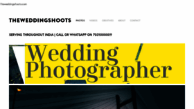 What Theweddingshoots.com website looked like in 2019 (4 years ago)