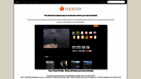 What Tripntale.com website looked like in 2019 (4 years ago)