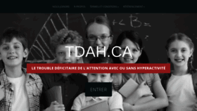 What Tdah.ca website looked like in 2019 (4 years ago)