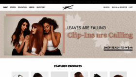 What Thehairshop.com website looked like in 2019 (4 years ago)
