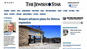 What Thejewishstar.com website looked like in 2019 (4 years ago)