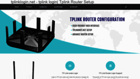 What Tp-link-wifi-net.net website looked like in 2019 (4 years ago)