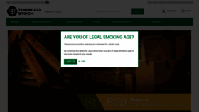 What Tobaccostock.com website looked like in 2019 (4 years ago)