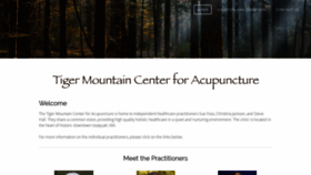 What Tigermtnacupuncture.com website looked like in 2019 (4 years ago)