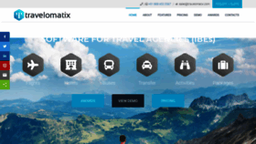 What Travelomatix.com website looked like in 2019 (4 years ago)