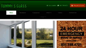 What Tommysglass.com website looked like in 2019 (4 years ago)