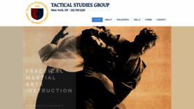 What Tacticalstudiesgroup.com website looked like in 2019 (4 years ago)