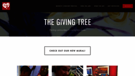 What Thegivingtreenw.org website looked like in 2019 (4 years ago)