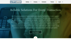 What Transafe.com website looked like in 2019 (4 years ago)