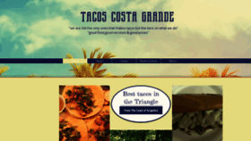 What Tacoscostagrande.com website looked like in 2019 (4 years ago)