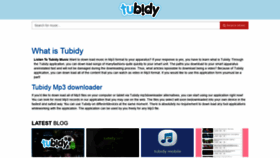 What Tubidy.bid website looked like in 2019 (4 years ago)