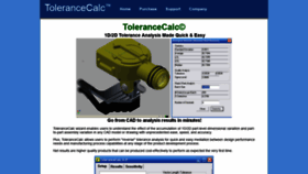 What Tolerancecalc.com website looked like in 2019 (4 years ago)