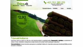 What Travnatekoberce.sk website looked like in 2019 (4 years ago)