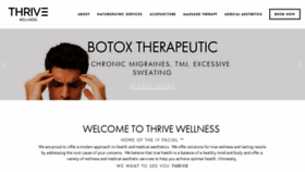 What Thrivewellnessclinic.ca website looked like in 2019 (4 years ago)