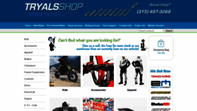 What Tryalsshop.com website looked like in 2019 (4 years ago)