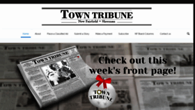What Thetowntribune.com website looked like in 2019 (4 years ago)
