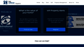 What Taylorsrealestate.net.au website looked like in 2019 (4 years ago)