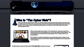 What Thecyberweb.com website looked like in 2019 (4 years ago)