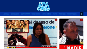 What Telebajocero.com website looked like in 2019 (4 years ago)
