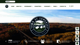 What Townofsomersetwi.com website looked like in 2019 (4 years ago)