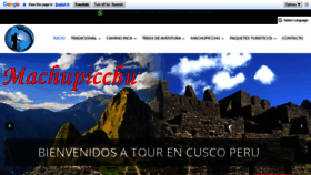 What Tourencuscoperu.com website looked like in 2019 (4 years ago)